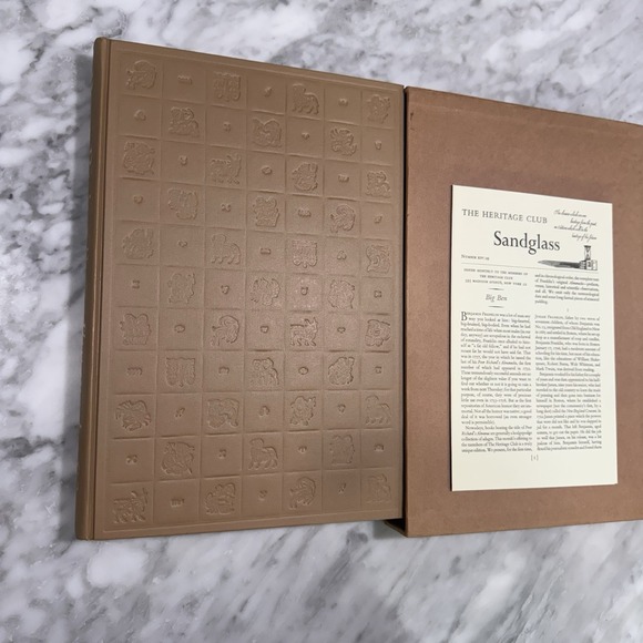 Poor Richards Almanac Ben Franklin 1964 The Heritage Press w/ Sandglass Slipcase - Picture 2 of 13